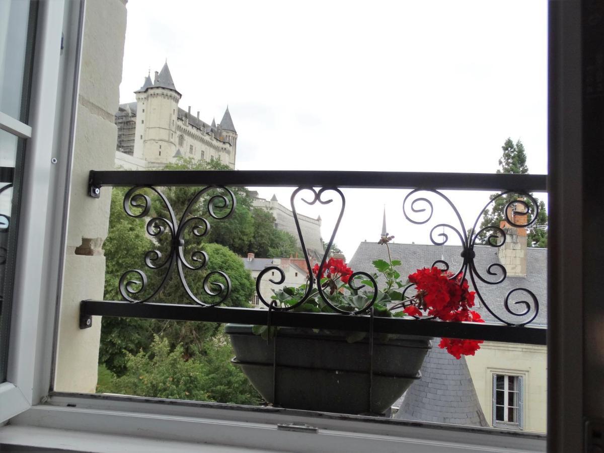 Vue Splendide Sur Chateau Saumur Kültér fotó